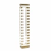 Mezuza Holder Stripe Gold - 6"