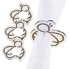 Bee Napkin Rings - Gold Set Of 4