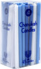 Long Chanukah Candles Blue And White