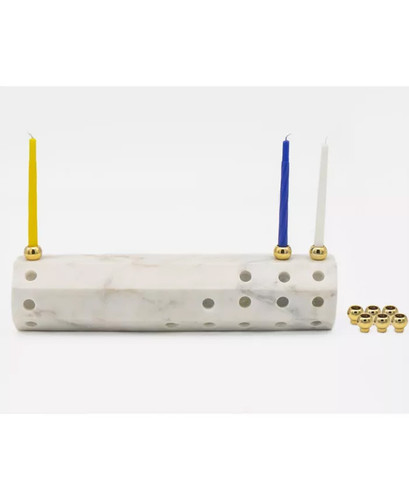 MENORAH MARBLE OCTAGONAL