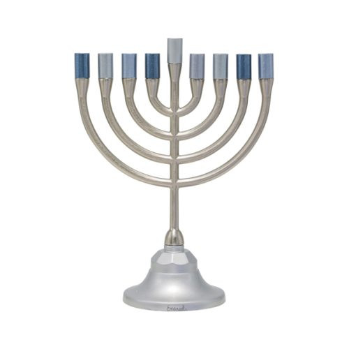EMANUEL CHANUKAH MENORAH CLASSIC GRAY