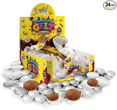 UI CHOCOLATE COINS PARVE IZZY N DIZZY NUT FREE