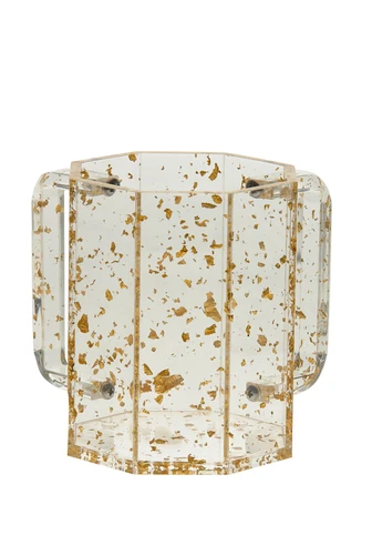 WASH CUP LUCITE HEXAGON