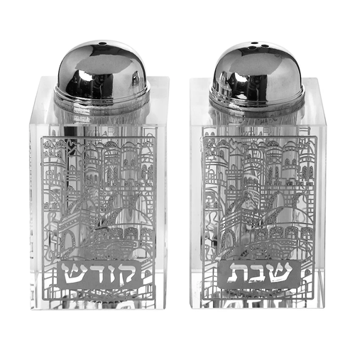 AM SALT&PEPPER SHAKER CRYSTAL