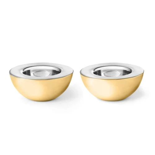 GS TEALIGHT HOLDER GOLD