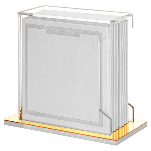 Bencher Set Leather Books - Hard Cover White & Gold Holder