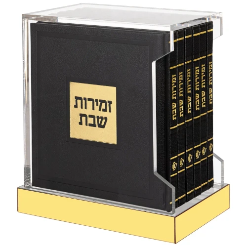 Bencher Set Leather Books - Hard Cover Blk & Gold Holder