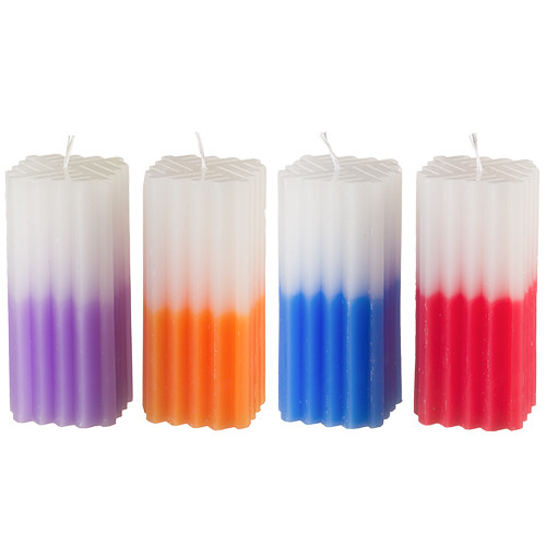 ART HAVDALAH CANDLE MULTI COLO2