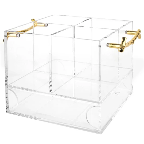 Caddy - With Gold Twig Handles