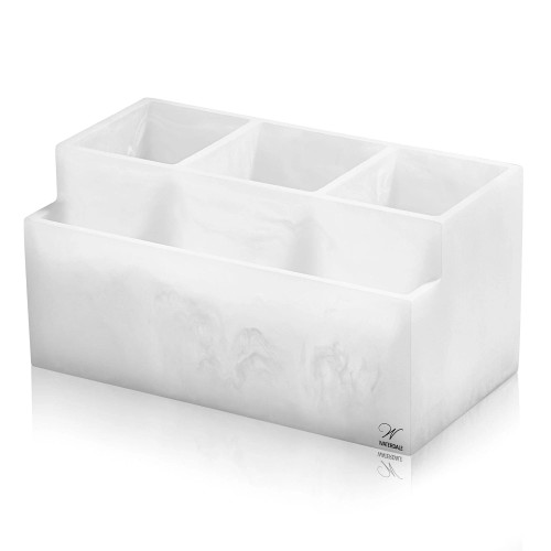 Resin Silverware Caddy  Marble