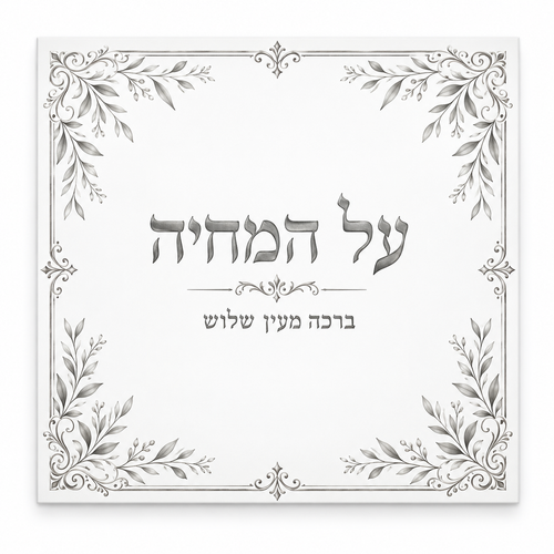 Succah Decoration - Al Hamichya White 16X16