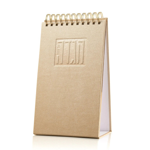 Standing Leather Painted Haggadah - Gold