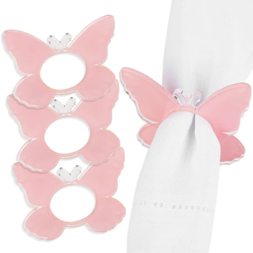 Butterfly Napkin Rings - Blush