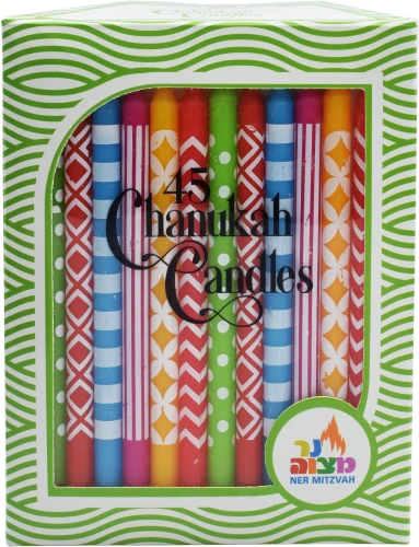UI CHANUKAH CANDLES MULTI PATTERN
