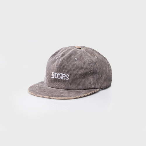 Bones Club Cord - Washed Grey Hat
