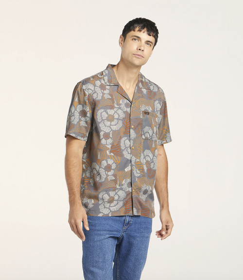 Afends Unisex House Of Darwin - Unisex Hemp Cuban Short Sleeve Shirt - -  Afends US.