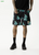 House Of Darwin - Hemp Oversized Shorts - Charcoal Floral