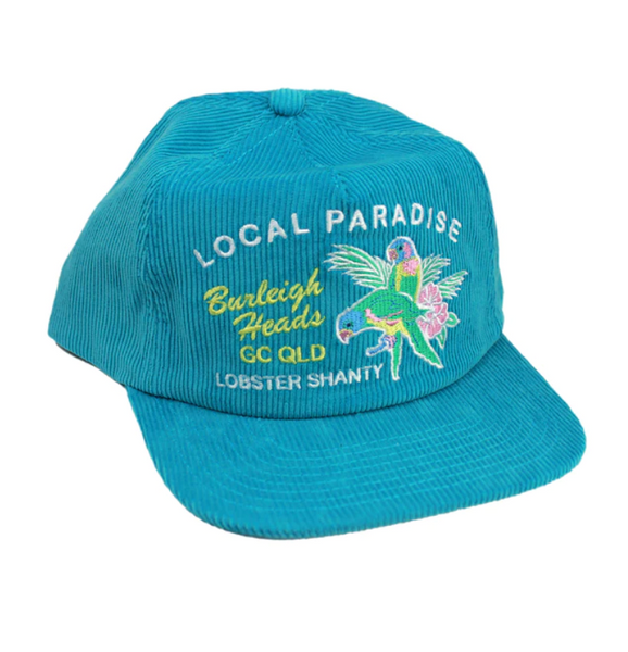 Local Paradise Teal Blue Cap