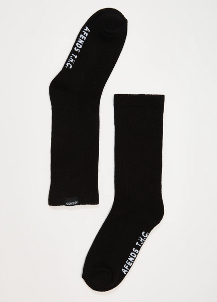 Everyday - Hemp Crew Socks - Black