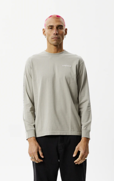 Icebergs - long Sleeve Logo T-shirt - Olive