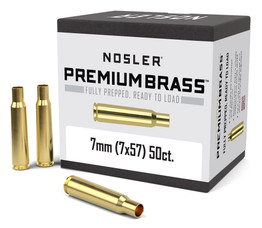 NOSLER Premium Messinghülsen, ladefertig (7x57mm Mauser, VPE 50)
