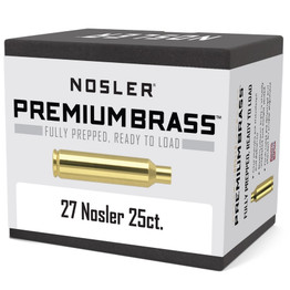 NOSLER Premium Messinghülsen, ladefertig (.27 Nosler, VPE 25)