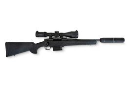 HOWA RB M1500 S.A. Sporter, brüniert, Ø 17 mm, Kal. .308 Win., 16,5", M15x1, Komplettangebot