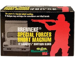 Brenneke Flintenlaufpatrone Special Forces Short Mag, Kal. 12/70