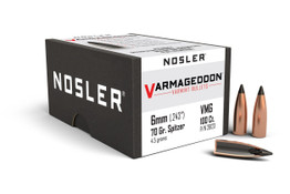 NOSLER Geschosse Varmageddon Varmint ( 6mm, 70grs./4,536g FB Tipped, VPE 100)