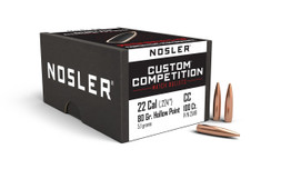 NOSLER Geschosse Custom Competition (.22 (.224"), 80grs./5,184g HPBT, VPE 100)