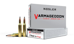 NOSLER Büchsenpatronen Varmageddon (.22 Nosler, 53 grs./3,43 g VG FBT), VPE 20 Schuss