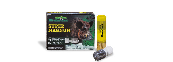 Brenneke Flintenlaufpatronen "SUPER MAGNUM"