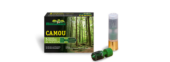 Brenneke Flintenlaufpatronen "CAMOU"
