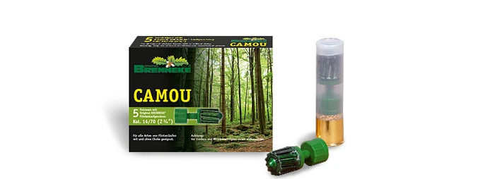 Brenneke Flintenlaufpatronen "CAMOU"
