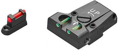 LPA "Fiber Optic"-Visier "TTF", f. CZ P-07, P-09 (nicht Kadet) - LPA - Waimex