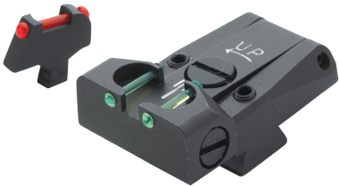 LPA "Fiber Optic"-Visier "TTF", f. Colt M1911A1 - LPA - Waimex