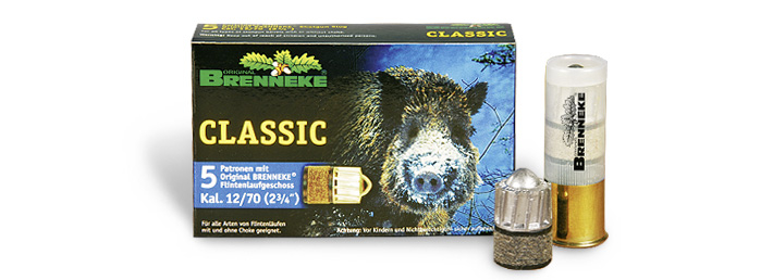 Brenneke Flintenlaufpatronen "CLASSIC"