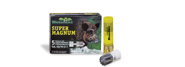 Brenneke Flintenlaufpatronen "SUPER MAGNUM"