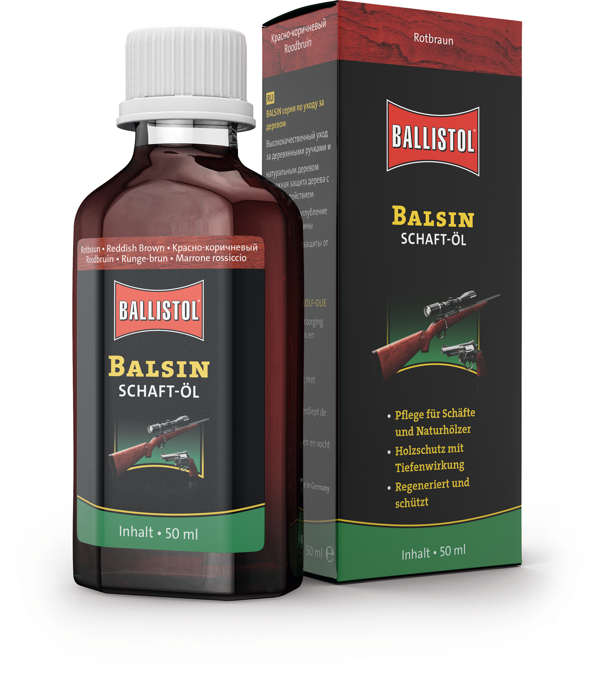 Balsin Schaft-Öl Rotbraun