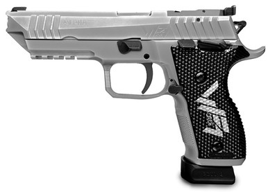 AREX Ganzstahl-Pistole ALPHA RACE WFORCE1, 5", Silver Finish, Optics Ready