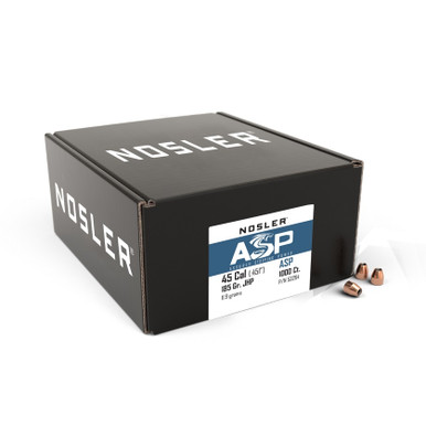NOSLER Kurzwaffengeschosse ASP (.45 Auto (.451"),185grs./11,99g JHP,VPE 1.000)