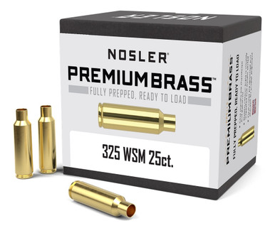 NOSLER Premium Messinghülsen, ladefertig (.325 WSM, VPE 25)