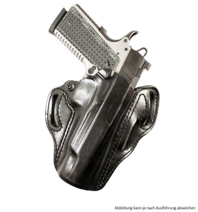 S&W-De Santis Gürtelholster Speed Scabbard, rechts f. M&P9c/40c, 3,5" (schwarz)