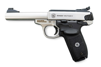 S&W KK-Pistole SW22 Victory, 5.5" (ohne Gewinde / Stainless / Target-Visier)