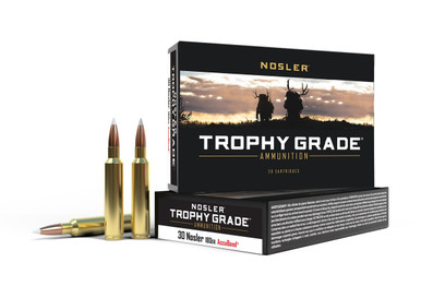 NOSLER Büchsenpatronen Trophy Grade (Kal. .30 Nosler, 180 grs./11,66 g AB SP), (20 Schuss)