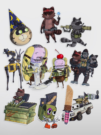 WARFARE Sticker Pack