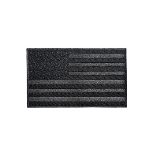 Jumbo Black US Flag Patch - Spiritus Systems