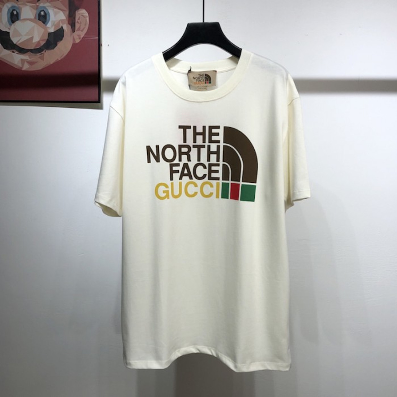 High quality replica UA  Gucci x The North Face T shirt