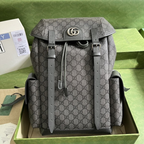 High Quality Replica UA  Gucci Ophidia GG Grey Medium Backpack