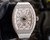 High quality replica iced out Franck Muller V45 SC DT series moissanite vvs diamond white watch